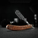 Wooden Straight Edge Barber Razor Premium Stainless Steel Shaver Wooden Straight Edge Barber Razor Premium Stainless Steel Shaver