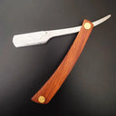 Wooden Straight Edge Barber Razor Premium Stainless Steel Shaver Wooden Straight Edge Barber Razor Premium Stainless Steel Shaver