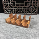 Wooden Sushi Rack Plate Stand For Sashimi And Sushi Boats Kitchen Decor For Home Wooden Sushi Rack Plate Stand For Sashimi And Sushi Boats Kitchen Decor For Home