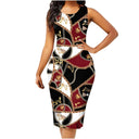 Wrapped Hip Print Dress for Confident Women Chic Summer Fashion Wrapped Hip Print Dress for Confident Women Chic Summer Fashion