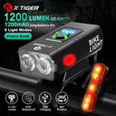 X-TIGER Waterproof USB Charging Bike Light For Bicycles X-TIGER Waterproof USB Charging Bike Light For Bicycles