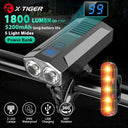 1800 Lumen Bike Light For Night Rides 1800 Lumen Bike Light For Night Rides