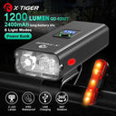 X-Tiger Bike Light Headlight Bicycle Lamp With Power Bank X-Tiger Bike Light Headlight Bicycle Lamp With Power Bank
