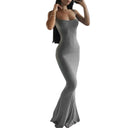 Y2K Sexy Bodycon Long Dress Elegant Summer Evening Wear Y2K Sexy Bodycon Long Dress Elegant Summer Evening Wear