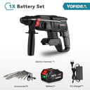 Yofidra 26mm Brushless Electric Hammer Drill Cordless Tool Yofidra 26mm Brushless Electric Hammer Drill Cordless Tool