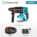 Yofidra Brushless Electric Hammer Drill Versatile Performance Tool Yofidra Brushless Electric Hammer Drill Versatile Performance Tool