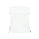 Zevity Women Sexy Off Shoulder Blouse Zip Up Fashion Top Zevity Women Sexy Off Shoulder Blouse Zip Up Fashion Top