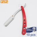 ZqZq Stainless Steel Straight Edge Razor Kit Precision Tool ZqZq Stainless Steel Straight Edge Razor Kit Precision Tool