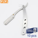 ZqZq Stainless Steel Straight Edge Razor Kit Precision Tool ZqZq Stainless Steel Straight Edge Razor Kit Precision Tool