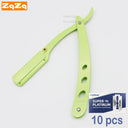 ZqZq Stainless Steel Straight Edge Razor Kit Precision Tool ZqZq Stainless Steel Straight Edge Razor Kit Precision Tool
