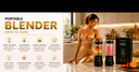 Portable Blender – Fresh Smoothies, Shakes, and Juices