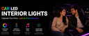 Car LED Interior Lights | RGB Ambient Lighting Kit for Cars