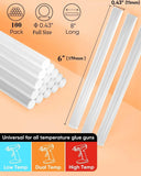 10-100 Pack Full Size Hot Glue Sticks 11mm Multipurpose