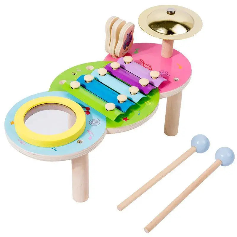 Montessori 10 In 1 Musical Drum Set For Kids Fun Toy