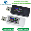 10-in-1 USB Digital Voltage and Current Tester with Power Bank Indicator