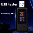 10-in-1 USB Voltage and Current Tester With High-Definition Display