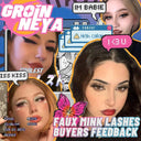 10 Pairs of Luxurious Wispy Mink False Lashes Reusable