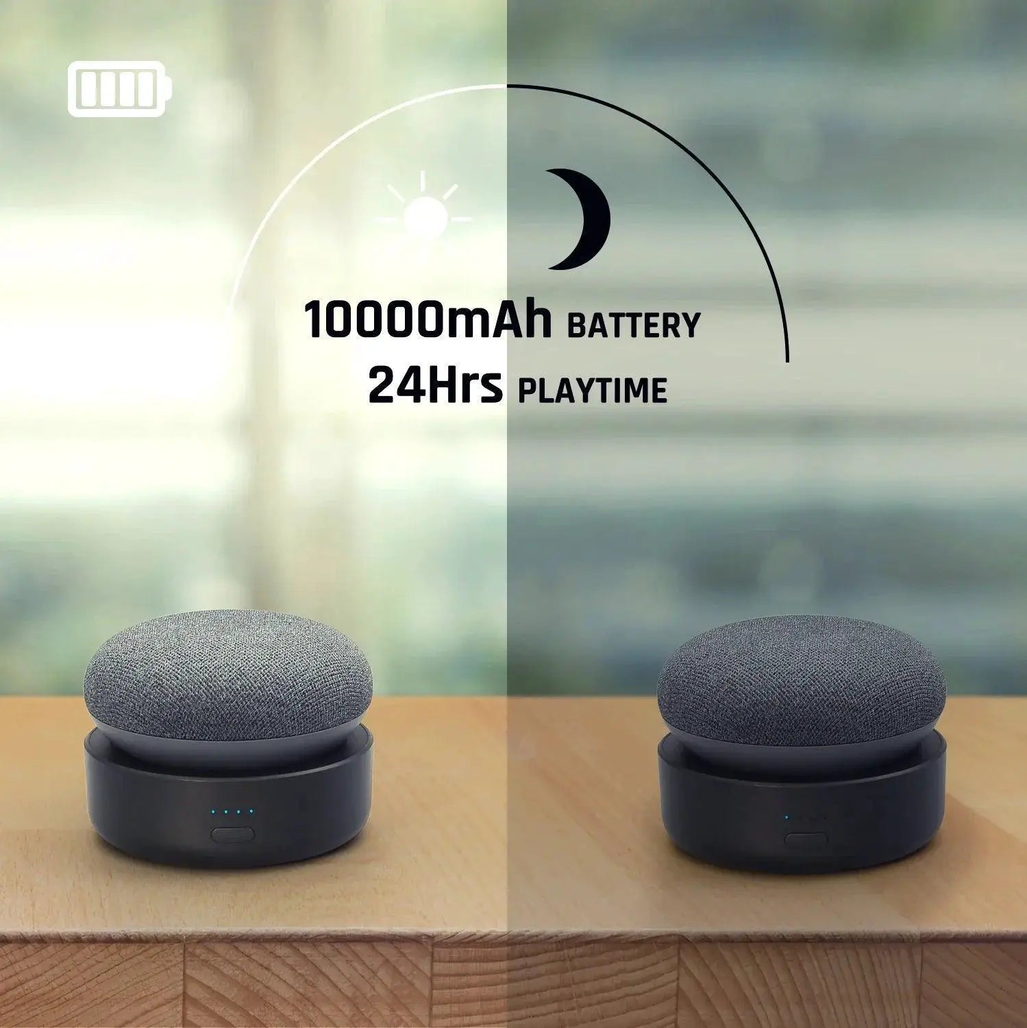 10000mah-battery-base-for-google-nest-mini-holder-stand-738751 - OurLum.com