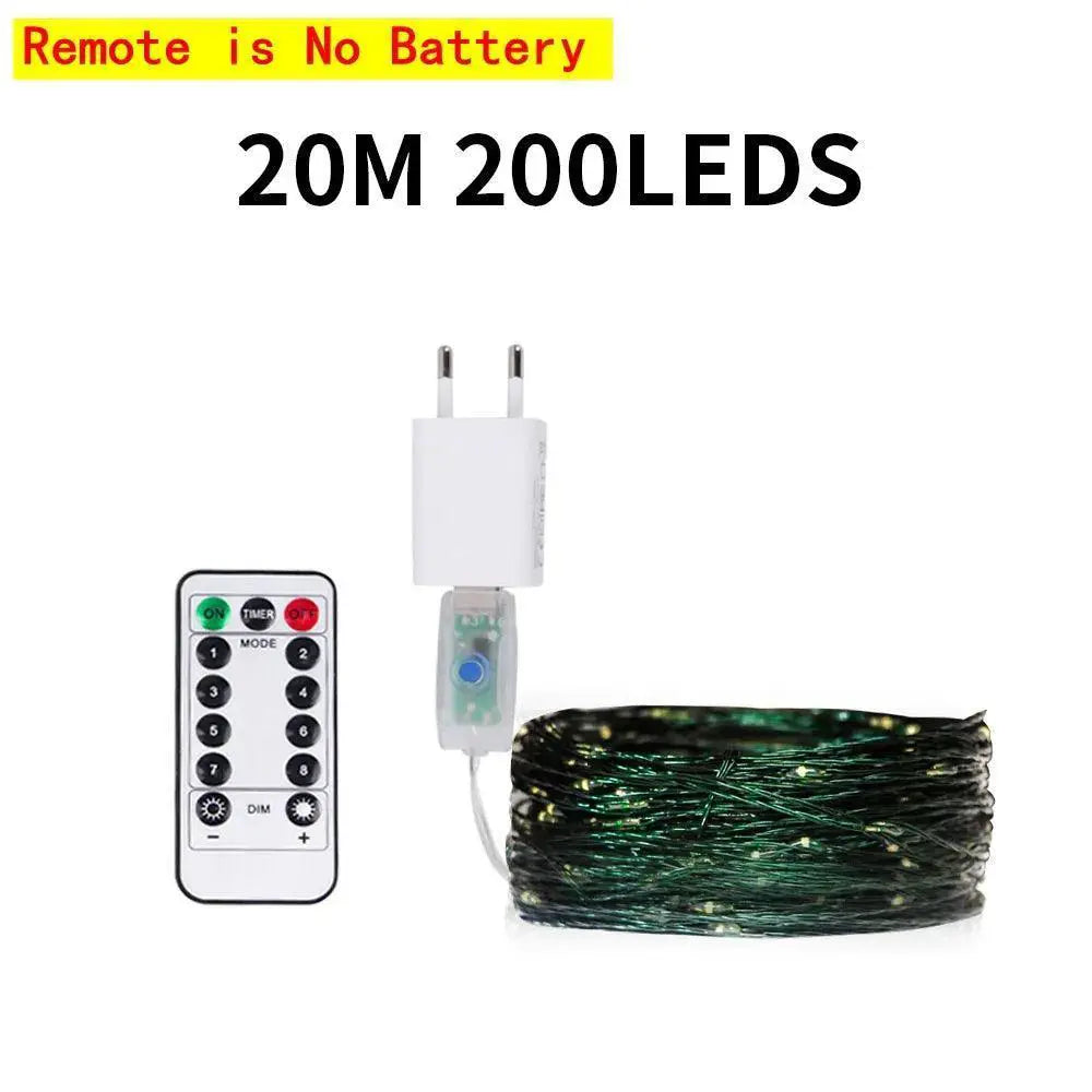 Reliable Green Wire Lights for Events — product view 12