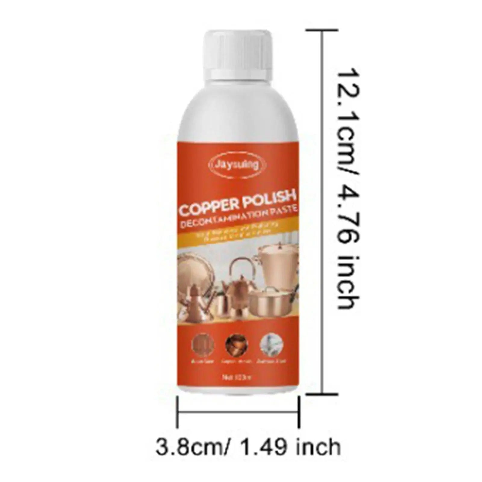 100ML Fast Acting Metal Polish Cleaner For Copper And Brass