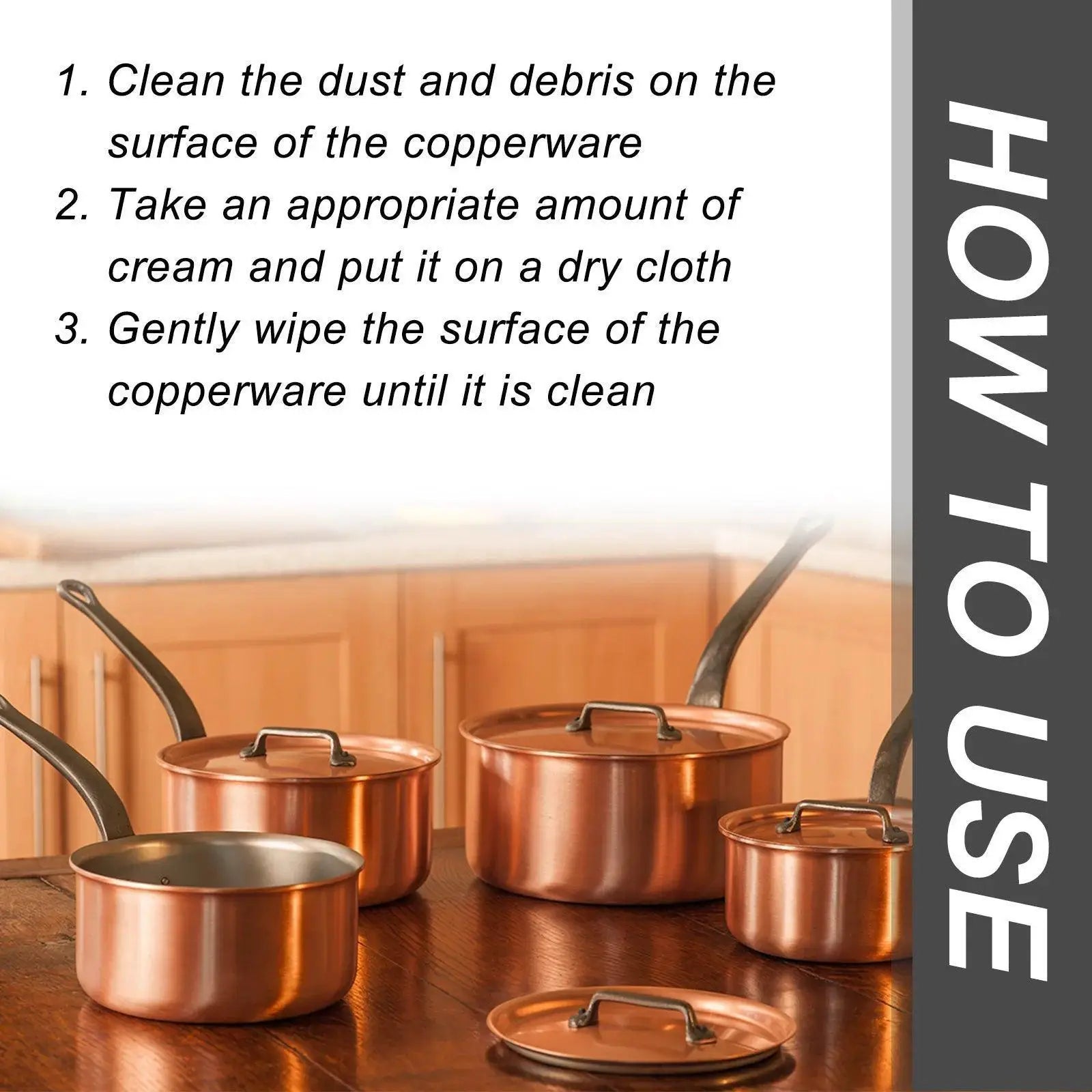 100ML Fast Acting Metal Polish Cleaner For Copper And Brass