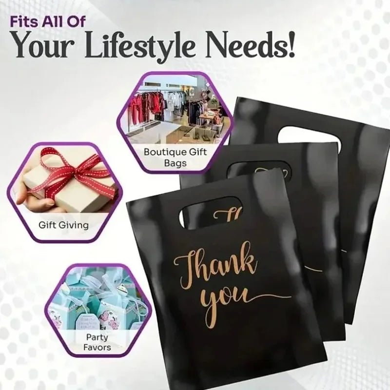 Durable Black Gift Bags for Weddings — product view 12