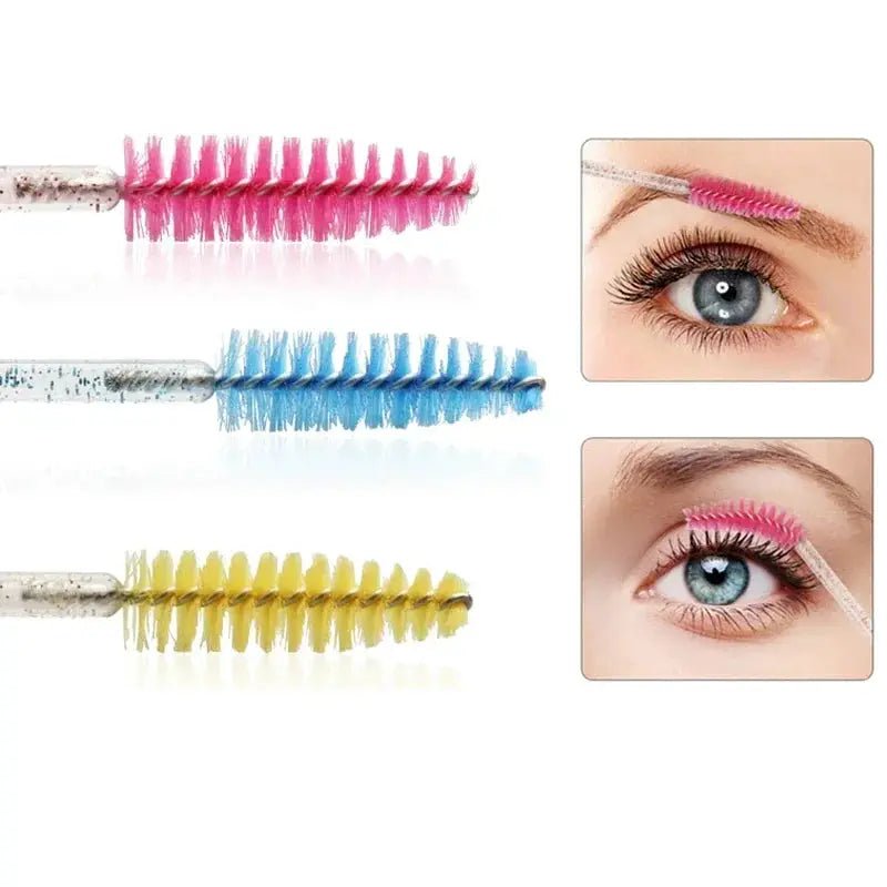 100Pcs Disposable Mascara Wand Set For Lash Extensions And Eyebrow Tools Popular