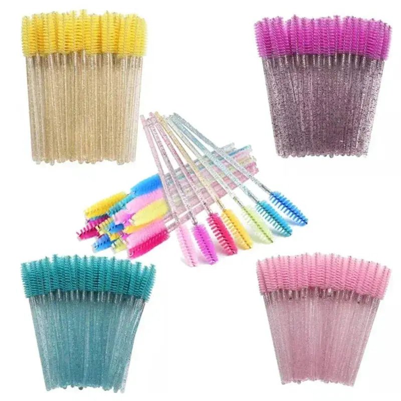 100Pcs Disposable Mascara Wand Set For Lash Extensions And Eyebrow Tools Popular