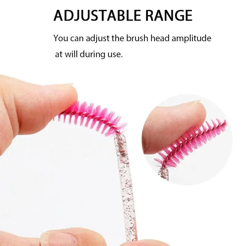 100Pcs Disposable Mascara Wand Set For Lash Extensions And Eyebrow Tools Popular