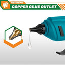 100W 280°C Cordless Hot Melt Glue Gun Portable Rechargeable