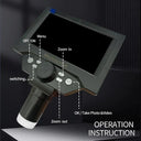 1080P Digital LCD Microscope Magnifier 1000X for Repair