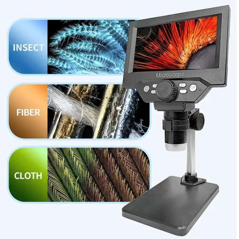 1080P Digital LCD Microscope Magnifier 1000X For Repair