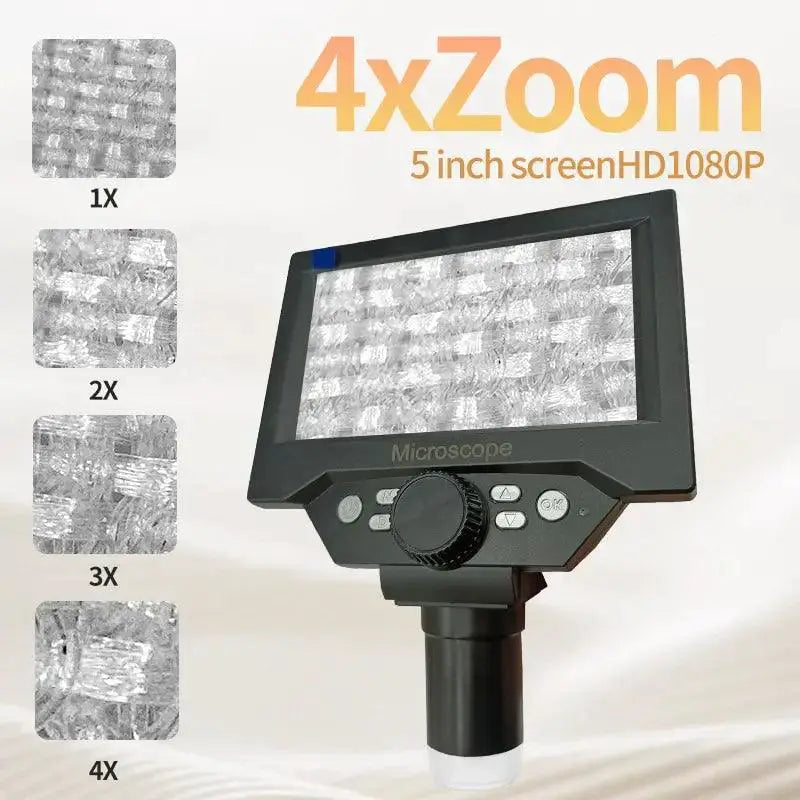 1080P Digital LCD Microscope Magnifier 1000X For Repair