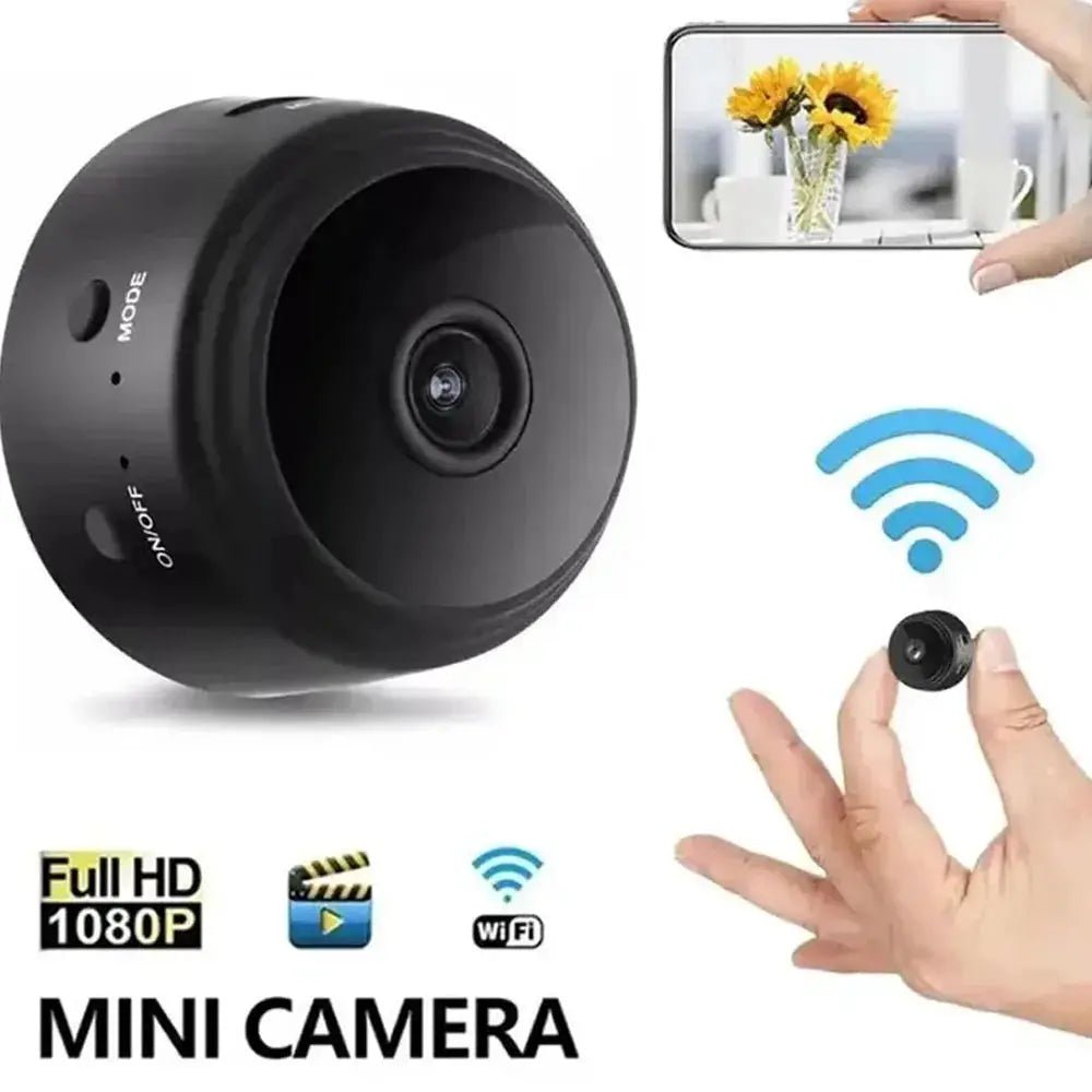1080P HD Mini Camera With Night Vision WiFi For Home Surveillance Miss A Moment