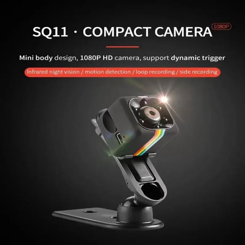 1080P Mini Nanny Cam Recorder Security Camera For Home Office Ideal Monitoring