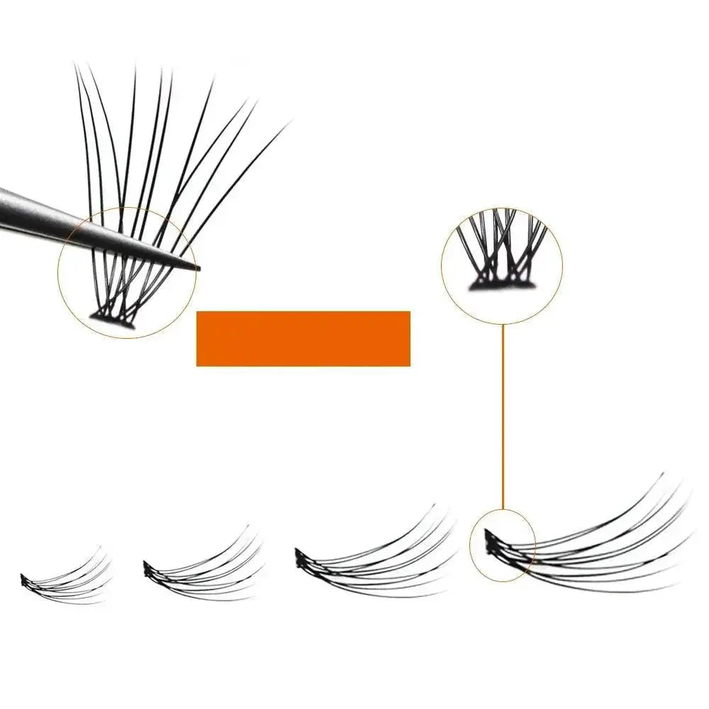 10D Mink Black Eyelash Extensions for Natural Beauty Look