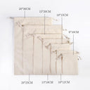 10Pcs Cotton Gift Bags Drawstring Pouches For Jewelry Packaging Linen Burlap Eco