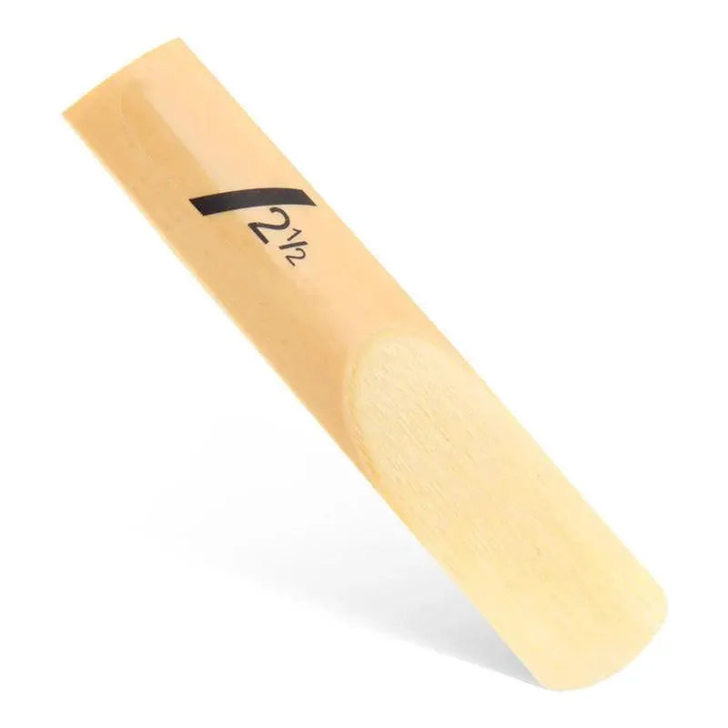Alto saxophone reed 2.5 strength on white background, music accessory at OurLum.com