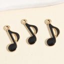 10pcs Mix Funny Enamel Guitar Keyboard Charms Fit DIY Jewelry