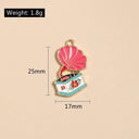 10pcs Mix Funny Enamel Guitar Keyboard Charms Fit DIY Jewelry