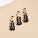 10pcs Mix Funny Enamel Guitar Keyboard Charms Fit DIY Jewelry