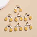 10pcs Mix Funny Enamel Guitar Keyboard Charms Fit DIY Jewelry