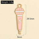 10pcs Mix Funny Enamel Guitar Keyboard Charms Fit DIY Jewelry