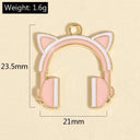 10pcs Mix Funny Enamel Guitar Keyboard Charms Fit DIY Jewelry