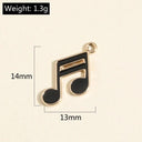 10pcs Mix Funny Enamel Guitar Keyboard Charms Fit DIY Jewelry