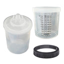 10Pcs Spray Gun Paint Mixing Cup H/O Quick Cup Disposable