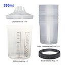 10Pcs Spray Gun Paint Mixing Cup H/O Quick Cup Disposable