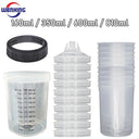 10Pcs Spray Gun Paint Mixing Cup H/O Quick Cup Disposable