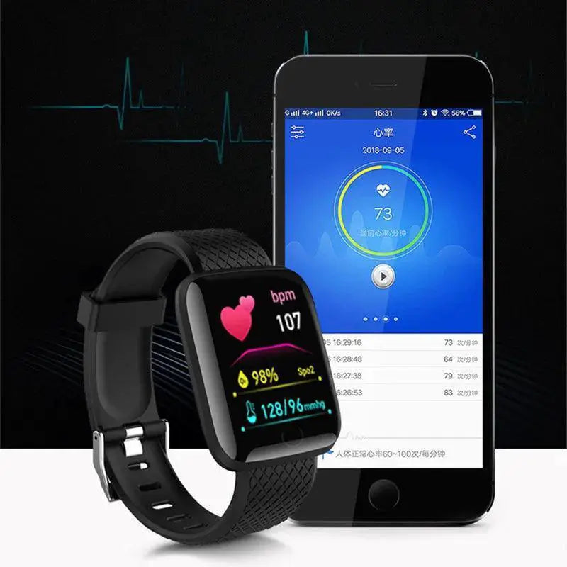 116 Plus Fitness Smartwatch Your Ultimate Workout Tool - OurLum.com