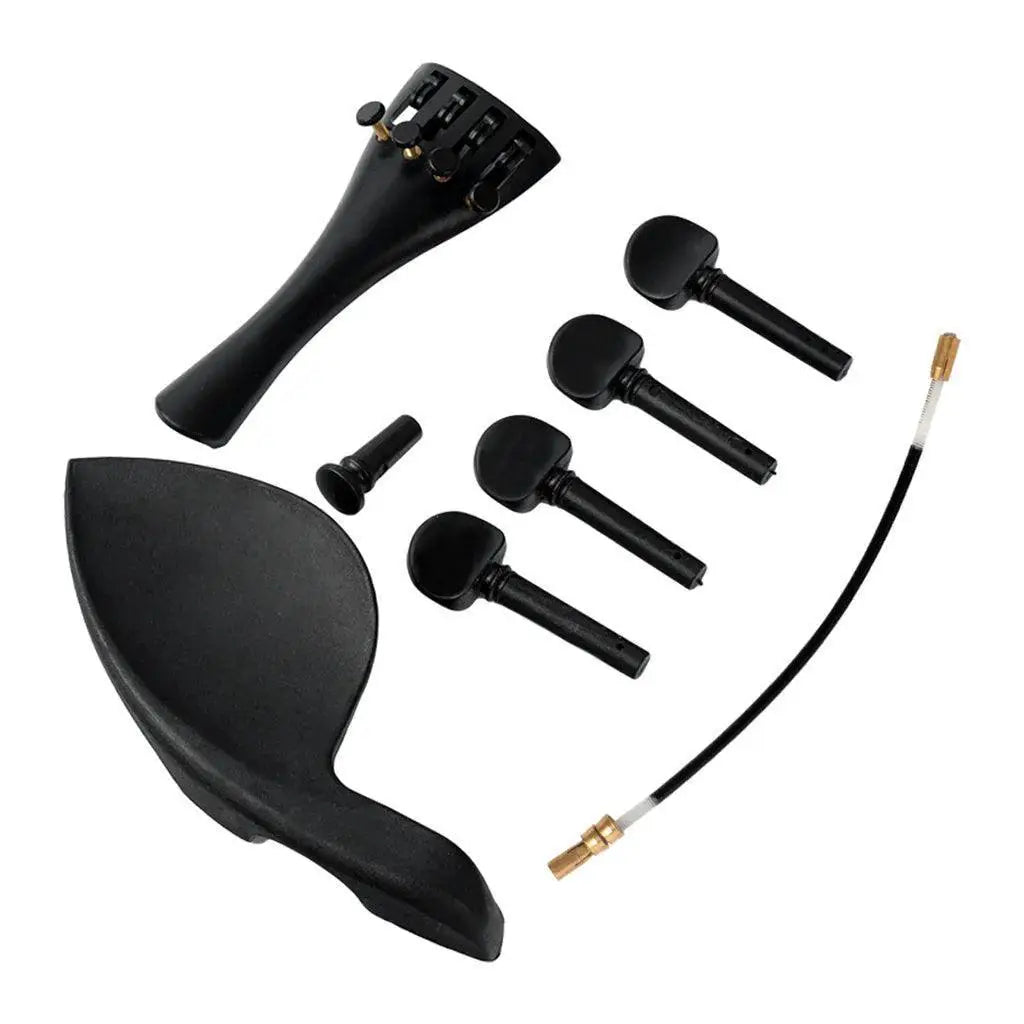 1/2 1/4 1/8 3/4 4/4 Violin Chinrest Tailpiece Kit Set - OurLum.com